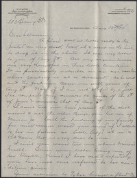 Letters from Warren Hubert Moise to Edwin Warren Moise, August 13, 1934