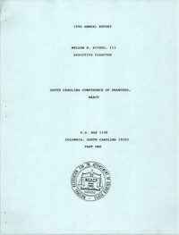 South Carolina Conference of Branches of the NAACP, 1990 Annual Report, Part One