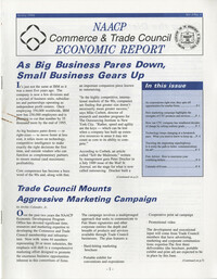 NAACP Commerce and Trade Council Economic Report, Spring 1994, Vol. 3, No. 1