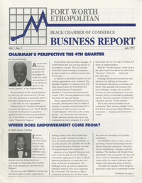 Fort Worth Metropolitan, Black Chamber of Commerce Business Report, July 1991