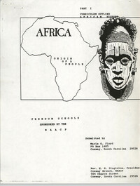 Africa, Part I, Curriculum Outline of African History