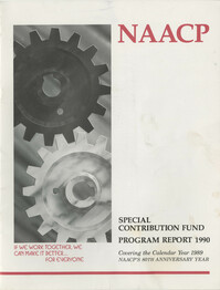 Program Report 1990, Special Contribution Fund, NAACP