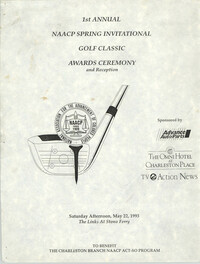 1st Annual NAACP Spring Invitational Golf Classic Awards Ceremony and Reception, NAACP, 1993
