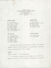 COBRA Annual Board Meeting Minutes, December 18, 1978