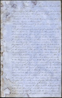 Charleston and Savannah Railroad records, 1863-1867