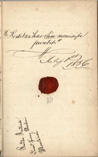 David Henry Mordecai Travel Diary (1856-57)