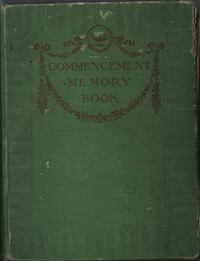 1918 Commencement Memory Book