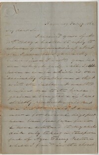 175. James B. Heyward to Maria Heyward -- February 17, 1862