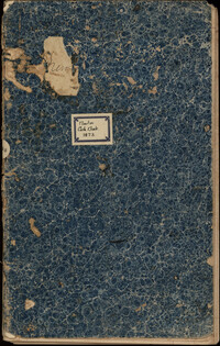 Newton Cash Book 1873