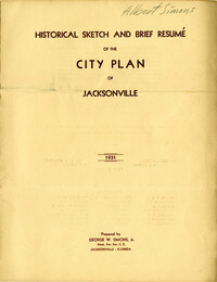 Folder 23: Sketch-Jacksonville City Plan