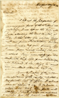 Letter from Royal Flint to Nathanael Greene
