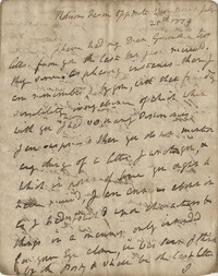 Letter from General Robert Howe to John F. Grimke, July 25, 1779