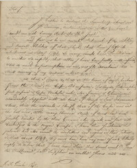 Letter to John F. Grimke from James Delaire describing the Haitian Revolution, 1798