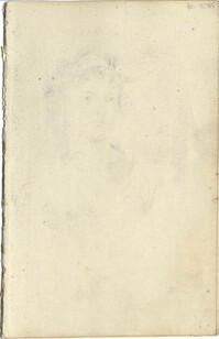 Portrait sketch of woman