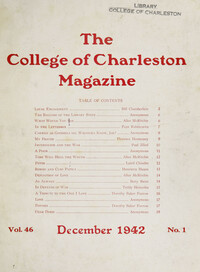 College of Charleston Magazine, 1942-1943