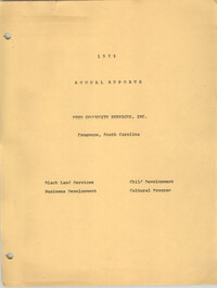 Annual Reports, Penn Community Services, 1973