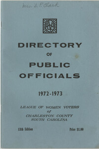 Directory of Public Officials, 1972-1973