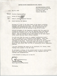 The Provision of Municipal Services in Mullins, South Carolina, May 30, 1978