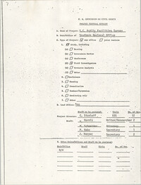 S.C. Public Facilities Survey, Project Proposal, South Carolina Advisory Committee to the U.S. Commission on Civil Rights, 1976-1978