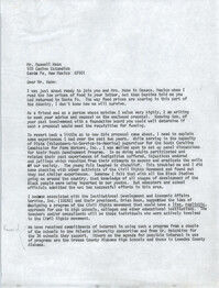 Letter from Brian Beun to Bernice Robinson, May 4, 1973
