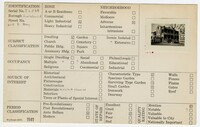 Index Card Survey of 328 East Bay Street