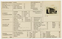 Index Card Survey of 342 East Bay Street
