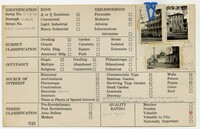 Index Card Survey of 48 Elizabeth Street