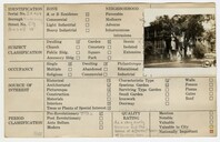 Index Card Survey of 54 Hasell Street (William Rhett House)