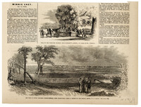 Sketch of The War in South Carolina in Secessionville from a newspaper