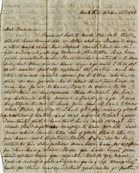 033. Mary Wilkinson Memminger to Eleanora Wilkinson -- October 16, 1849