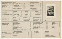 Index Card Survey of 286 Calhoun Street (Jonathan Lucas House)