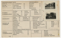 Index Card Survey of 20 Charlotte Street