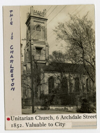 Survey photo of Unitarian Church (6 Archdale Street)