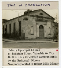 Survey photo of Calvary Episcopal Church (71 Beaufain Street)