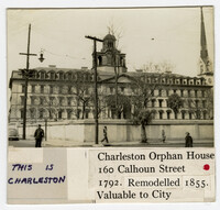 Survey photo of the Charleston Orphan House (160 Calhoun Street)