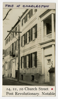 Survey photo of 20, 22, and 24 Church Street
