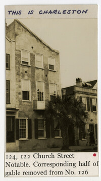 Survey photo of 122 and 124 Church Street