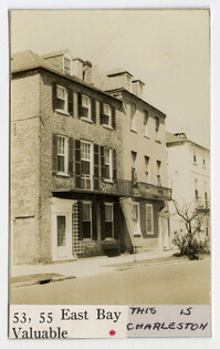 Survey photo of 53 and 55 East Bay Street