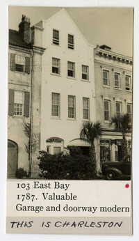 Survey photo of 103 East Bay Street