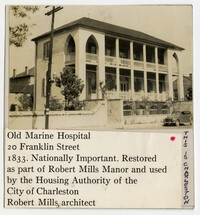 Survey photo of Old Marine Hospital (20 Franklin Street)