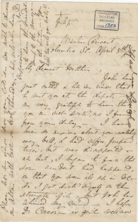 040. Madame Baptiste to Bp Patrick Lynch -- April 8, 1859