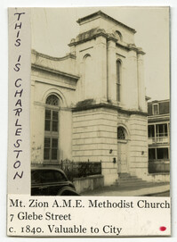 Survey photo of Mt. Zion A.M.E. Methodist Church (7 Glebe Street)