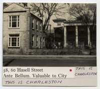 Survey photo of 58 and 60 Hasell Street