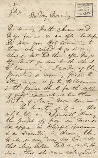 041. Madame Baptiste to Bp Patrick Lynch -- April 10, 1859