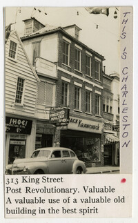 Survey photo of 313 King Street