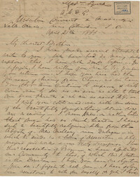 407. Madame Baptiste to Bp Patrick Lynch -- April 21, 1866