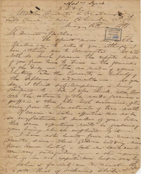 411. Madame Baptiste to Bp Patrick Lynch -- May 16, 1866
