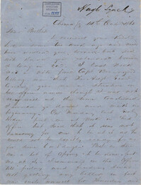 247. Hugh Lynch to Bp Patrick Lynch -- October 14, 1862