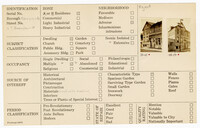 Index Card Survey of 3 Beaufain Street