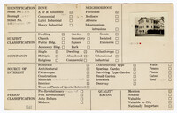 Index Card Survey of 66 Church Street